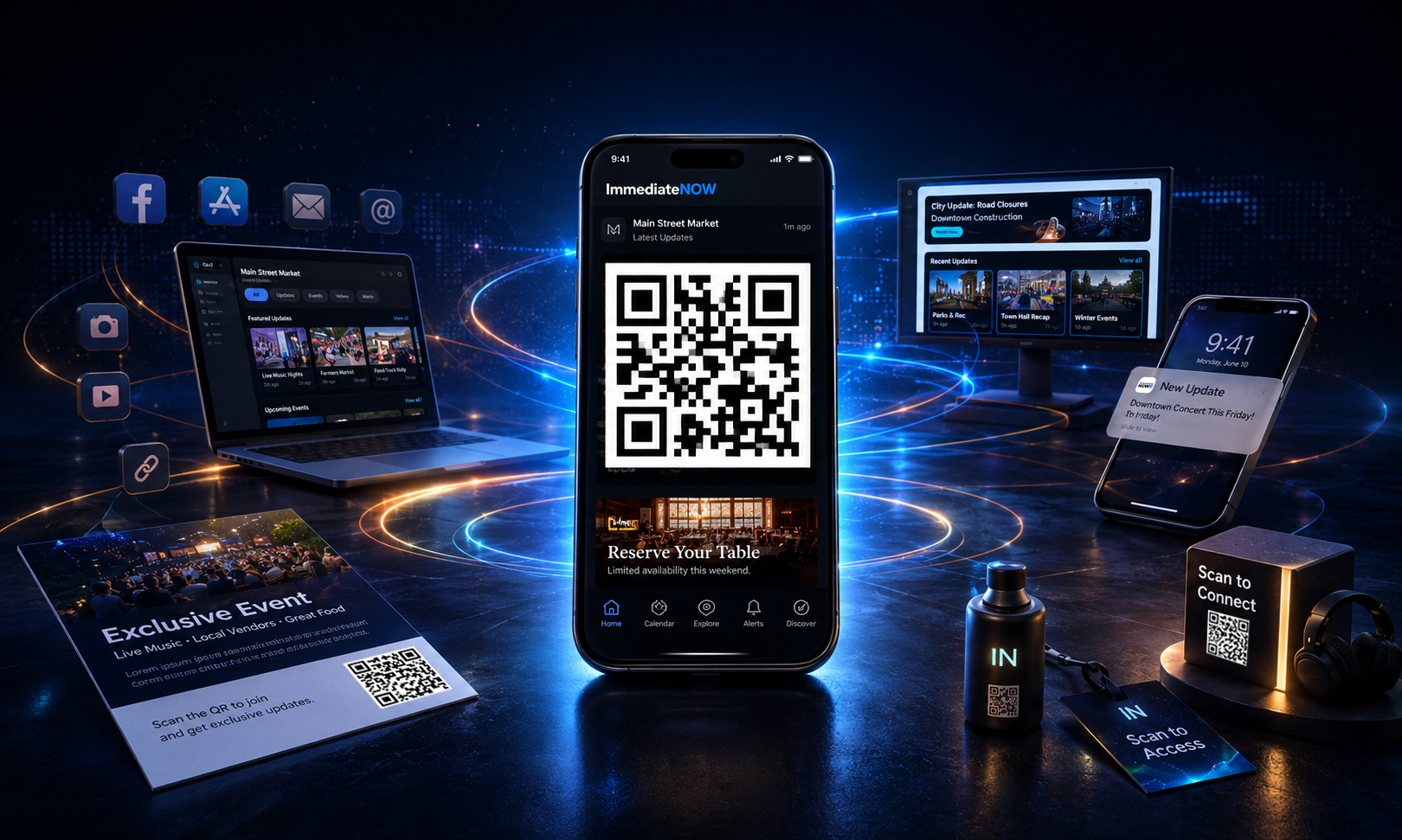 ImmediateNOW interactive QR demo